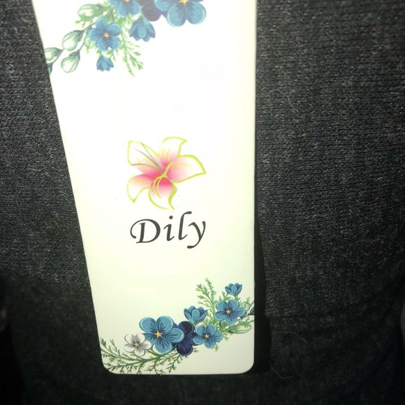 NWT Dily Gray / Multi Sweater Dress - M - Picture 6 of 7